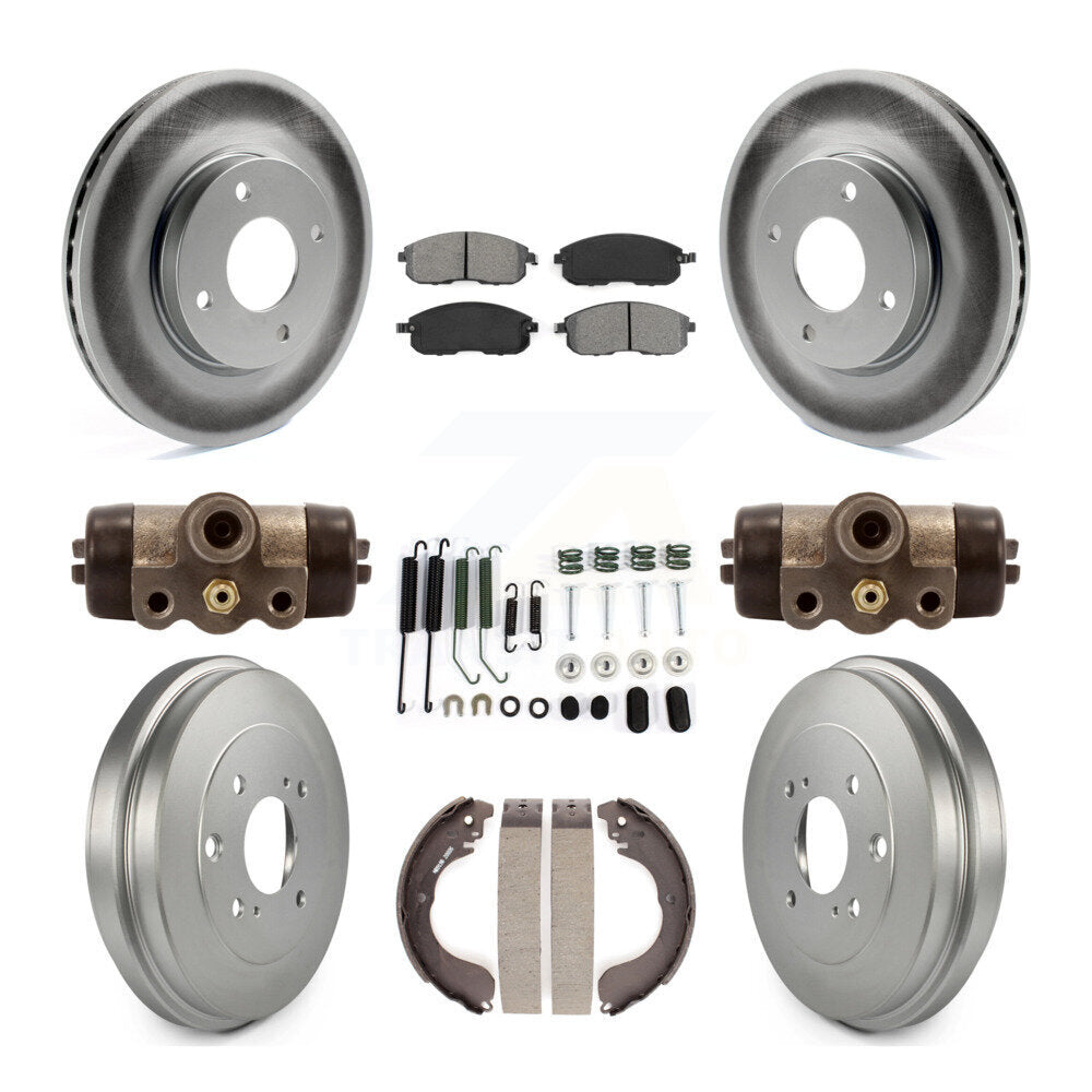 Transit Auto KGS-101676 Disc Brake Kit for 2007-2014 Nissan Versa, Nissan Cube, Nissan Sentra - Front and Rear