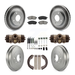 Transit Auto KGS-101676 Disc Brake Kit for 2007-2014 Nissan Versa, Nissan Cube, Nissan Sentra - Front and Rear