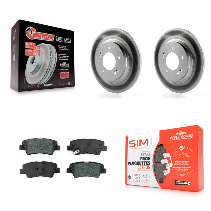 Transit Auto KGS-101691 Disc Brake Kit for 2017-2019 Kia Niro, Hyundai Ioniq - Rear