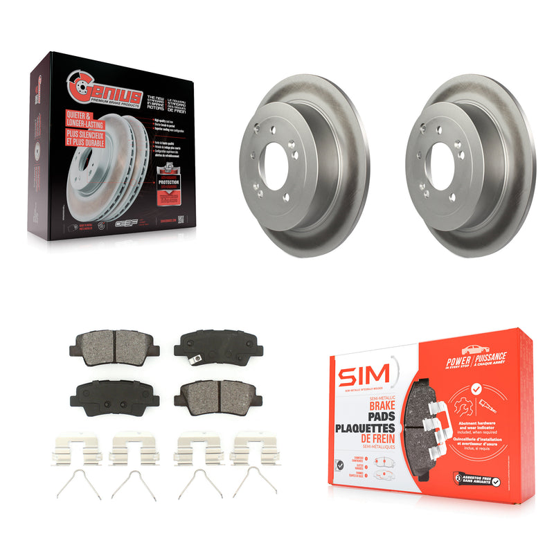 Transit Auto KGS-101697 Disc Brake Kit for 2016-2022 Hyundai Tucson, Kia Sportage - Rear