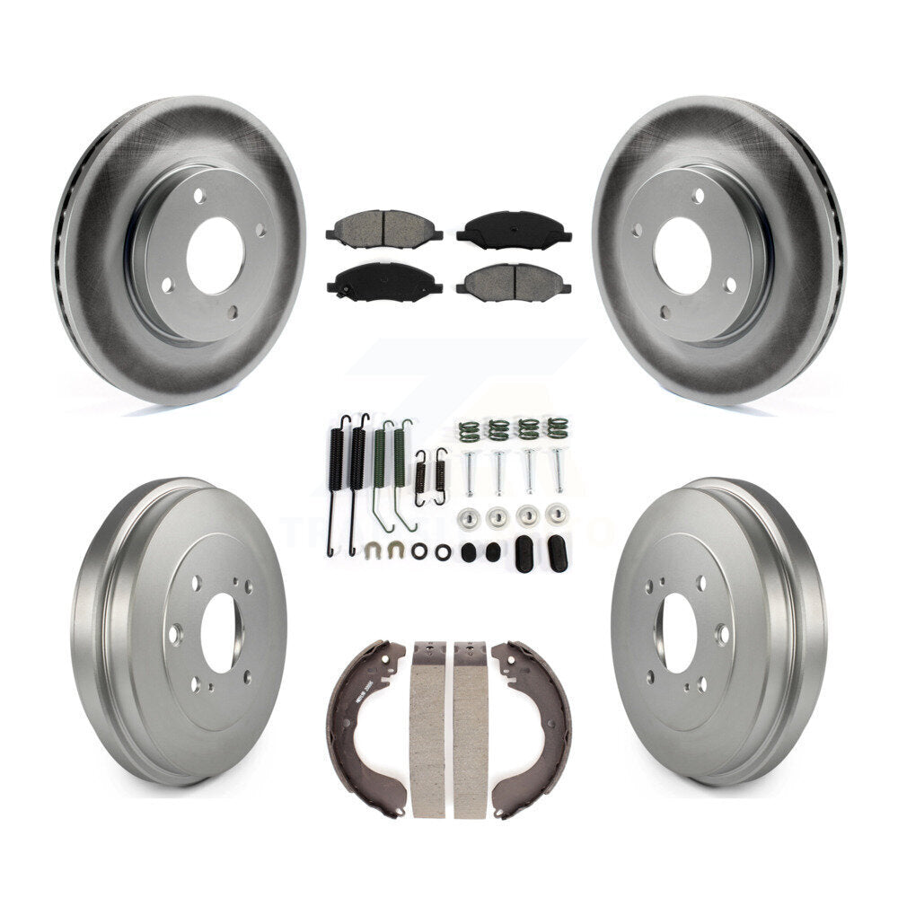 Transit Auto KGS-101699 Disc Brake Kit for 2008 Nissan Versa - Front and Rear
