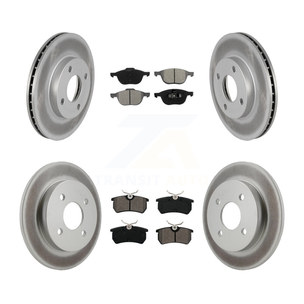 Transit Auto KGS-101700 Disc Brake Kit for 2004 Ford Focus - Front and Rear