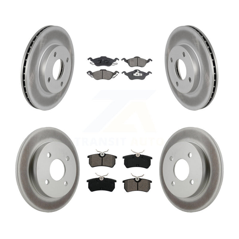 Transit Auto KGS-101701 Disc Brake Kit for 2000-2004 Ford Focus - Front and Rear