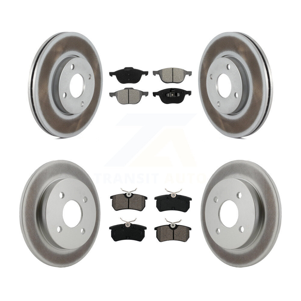 Transit Auto KGS-101702 Disc Brake Kit for 2005-2007 Ford Focus - Front and Rear