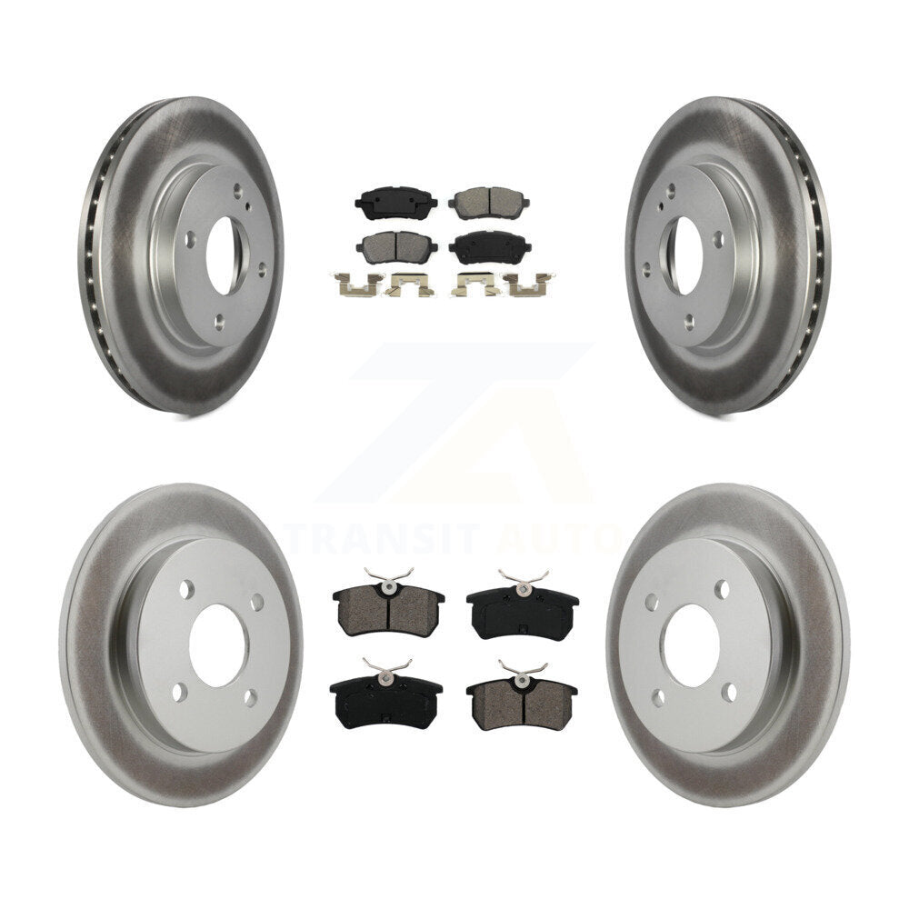 Transit Auto KGS-101703 Disc Brake Kit for 2014-2019 Ford Fiesta - Front and Rear