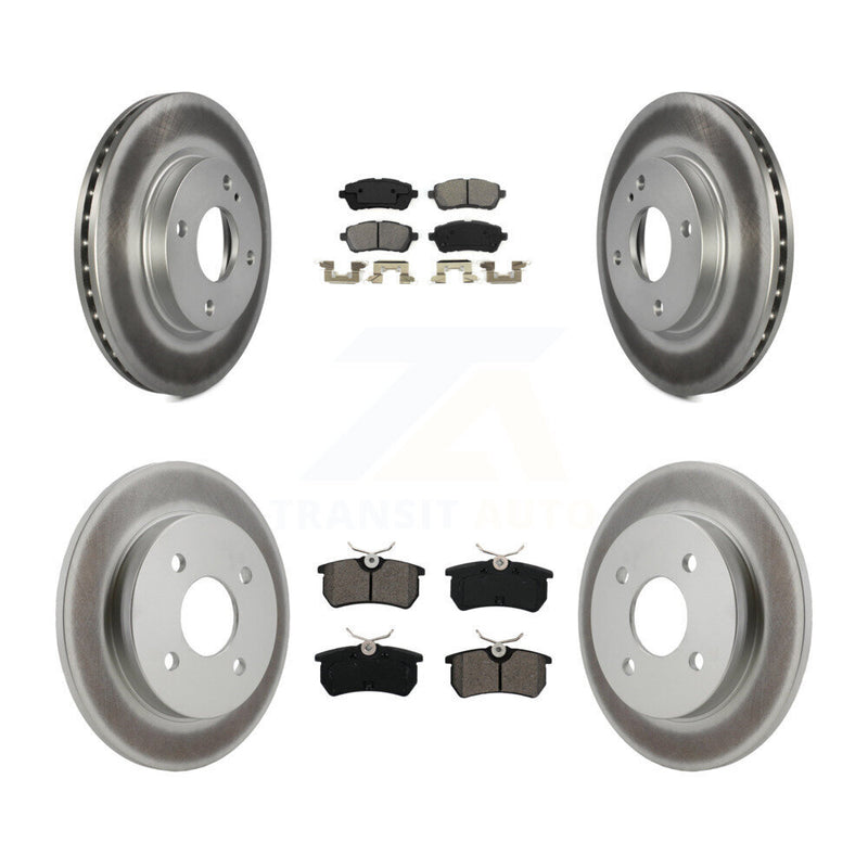 Transit Auto KGS-101703 Disc Brake Kit for 2014-2019 Ford Fiesta - Front and Rear