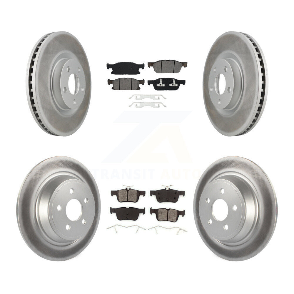 Transit Auto KGS-101704 Disc Brake Kit for 2015-2019 Ford Edge - Front and Rear