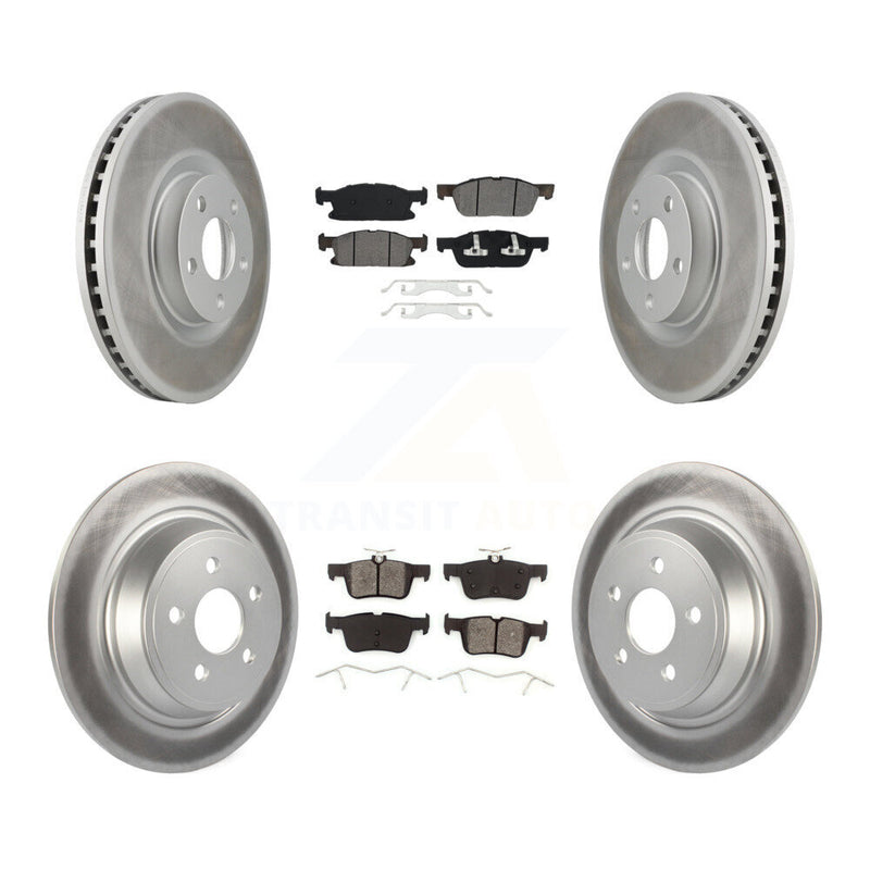 Transit Auto KGS-101704 Disc Brake Kit for 2015-2019 Ford Edge - Front and Rear