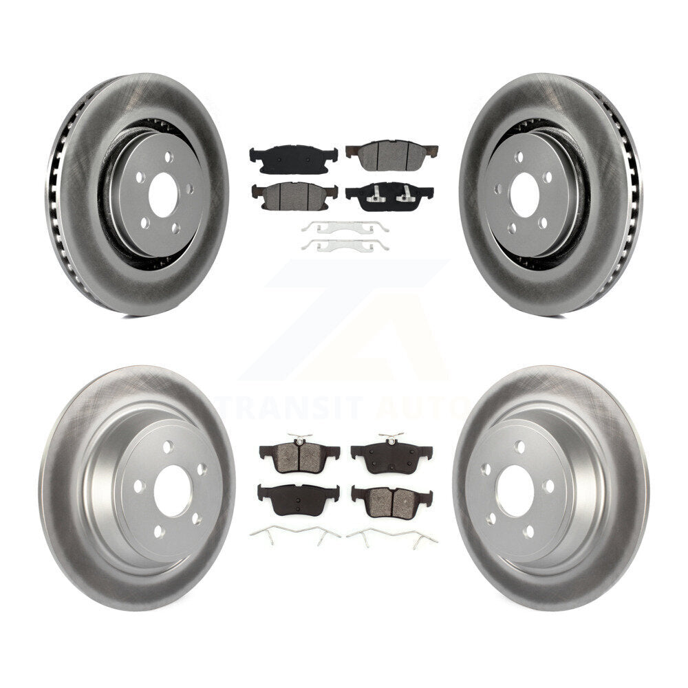 Transit Auto KGS-101706 Disc Brake Kit for 2015-2023 Ford Edge, Lincoln Nautilus, Lincoln MKX - Front and Rear