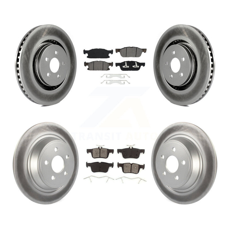 Transit Auto KGS-101706 Disc Brake Kit for 2015-2023 Ford Edge, Lincoln Nautilus, Lincoln MKX - Front and Rear