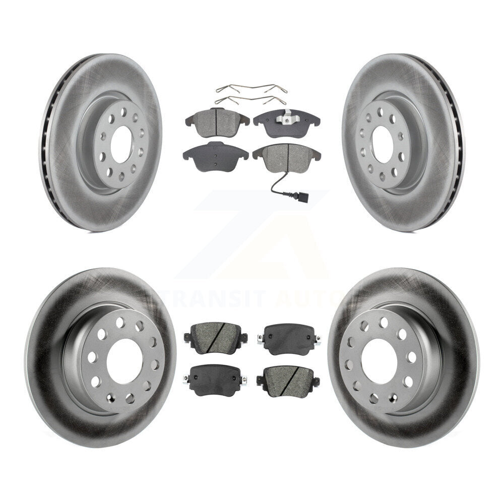 Transit Auto KGS-101714 Disc Brake Kit for 2015-2020 Volkswagen Passat - Front and Rear