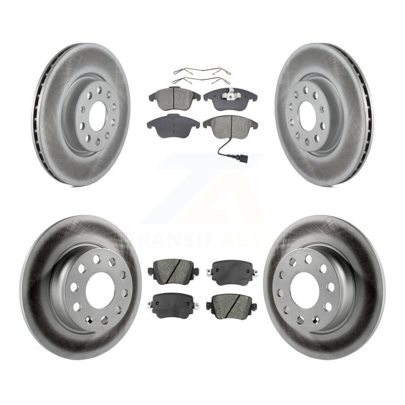 Transit Auto KGS-101714 Disc Brake Kit for 2015-2020 Volkswagen Passat - Front and Rear