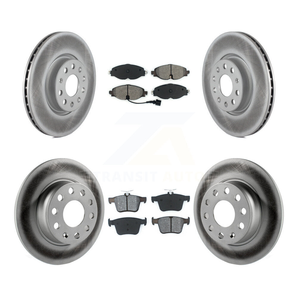 Transit Auto KGS-101716 Disc Brake Kit for 2015-2023 Volkswagen Taos, Audi A3 and More - Front and Rear