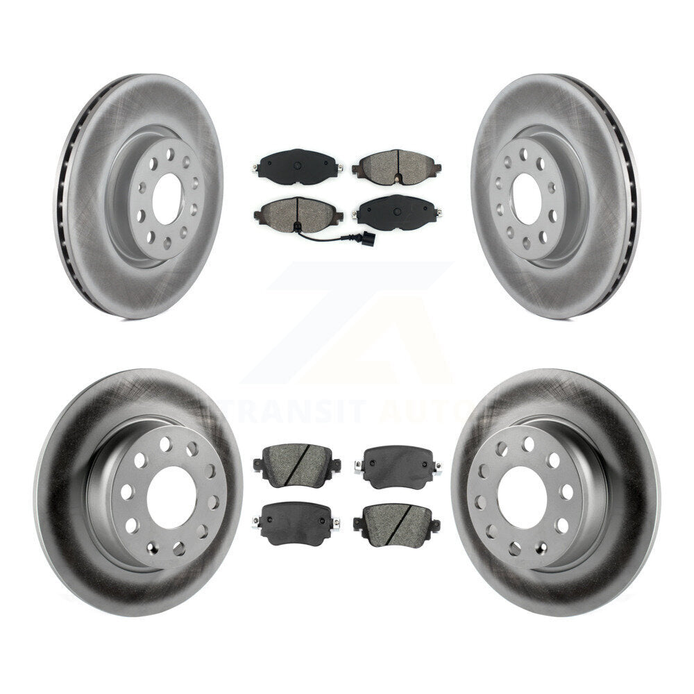 Transit Auto KGS-101717 Disc Brake Kit for 2015-2022 Volkswagen Passat, Volkswagen Golf Alltrack and More - Front and Rear