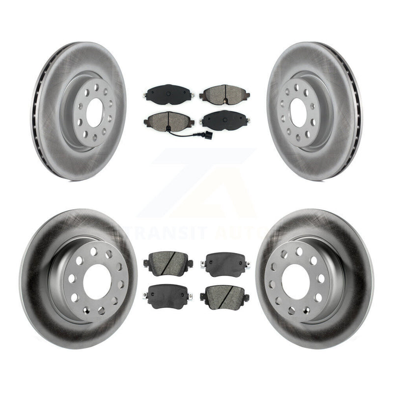 Transit Auto KGS-101717 Disc Brake Kit for 2015-2022 Volkswagen Passat, Volkswagen Golf Alltrack and More - Front and Rear