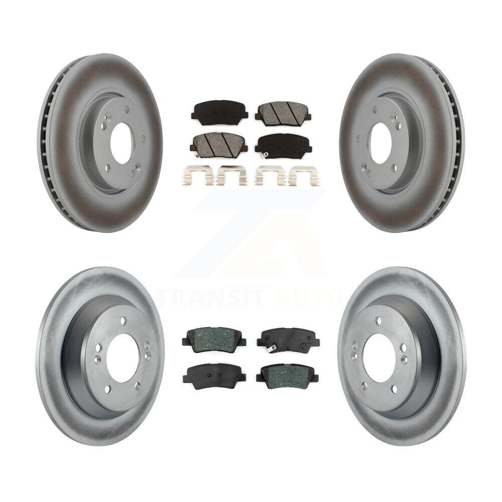 Transit Auto KGS-101723 Disc Brake Kit for 2014-2017 Kia Rondo - Front and Rear