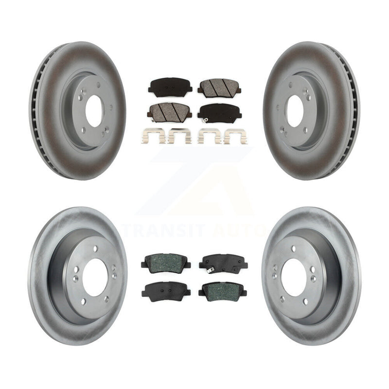 Transit Auto KGS-101723 Disc Brake Kit for 2014-2017 Kia Rondo - Front and Rear
