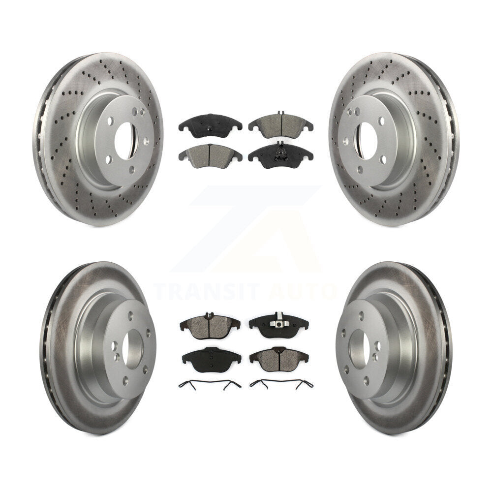 Transit Auto KGS-101727 Disc Brake Kit for 2015 Mercedes-Benz E400 - Front and Rear