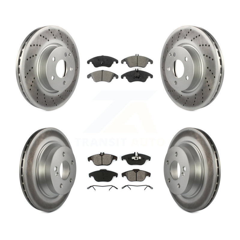 Transit Auto KGS-101727 Disc Brake Kit for 2015 Mercedes-Benz E400 - Front and Rear
