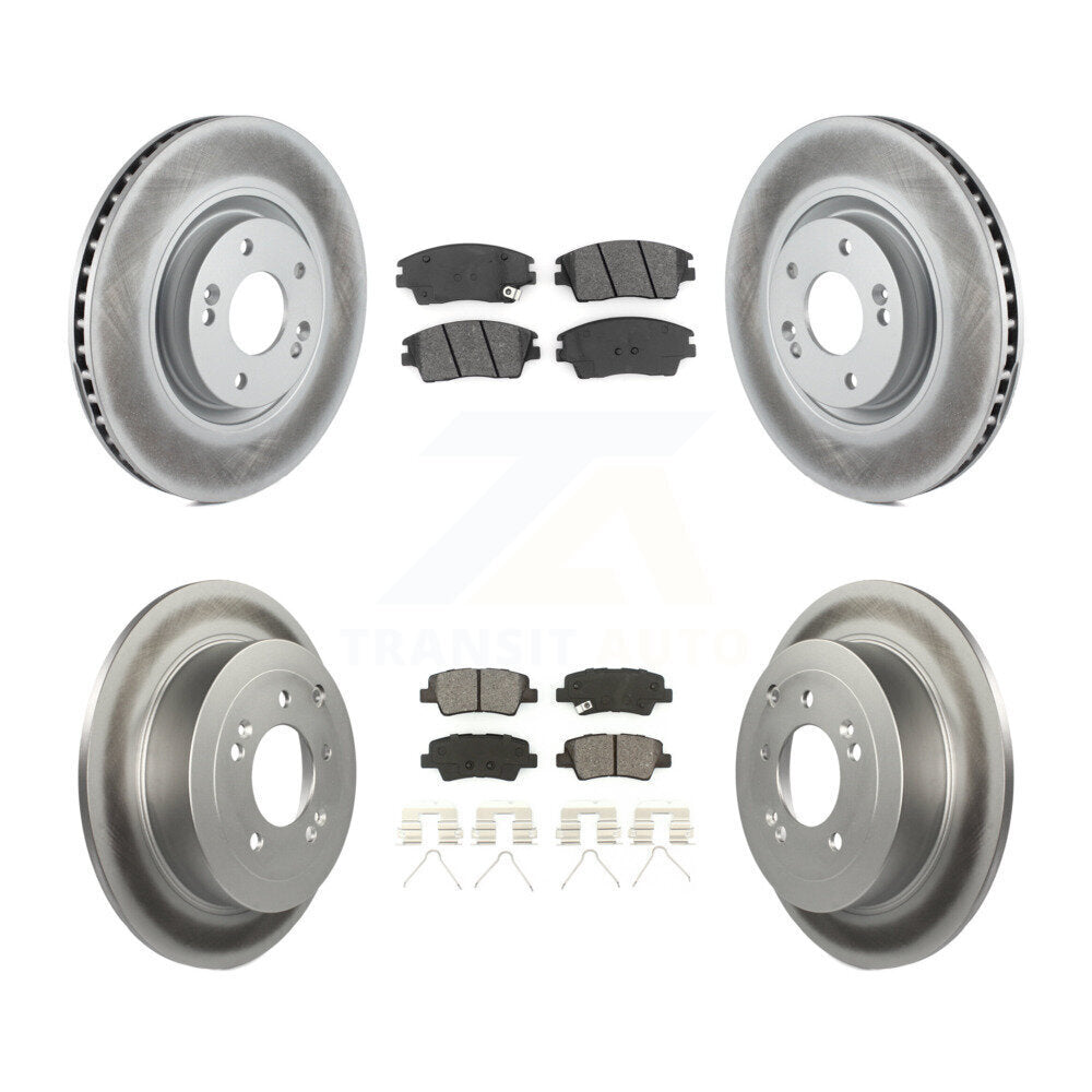 Transit Auto KGS-101729 Disc Brake Kit for 2017-2022 Kia Sportage - Front and Rear