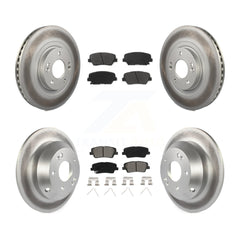 Transit Auto KGS-101730 Disc Brake Kit for 2016-2020 Hyundai Santa Fe Sport, Kia Sorento - Front and Rear