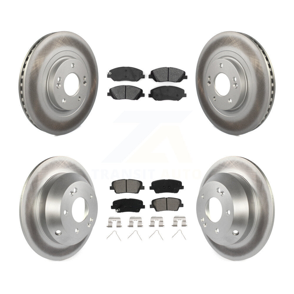 Transit Auto KGS-101731 Disc Brake Kit for 2017-2019 Hyundai Santa Fe, Hyundai Santa Fe XL - Front and Rear