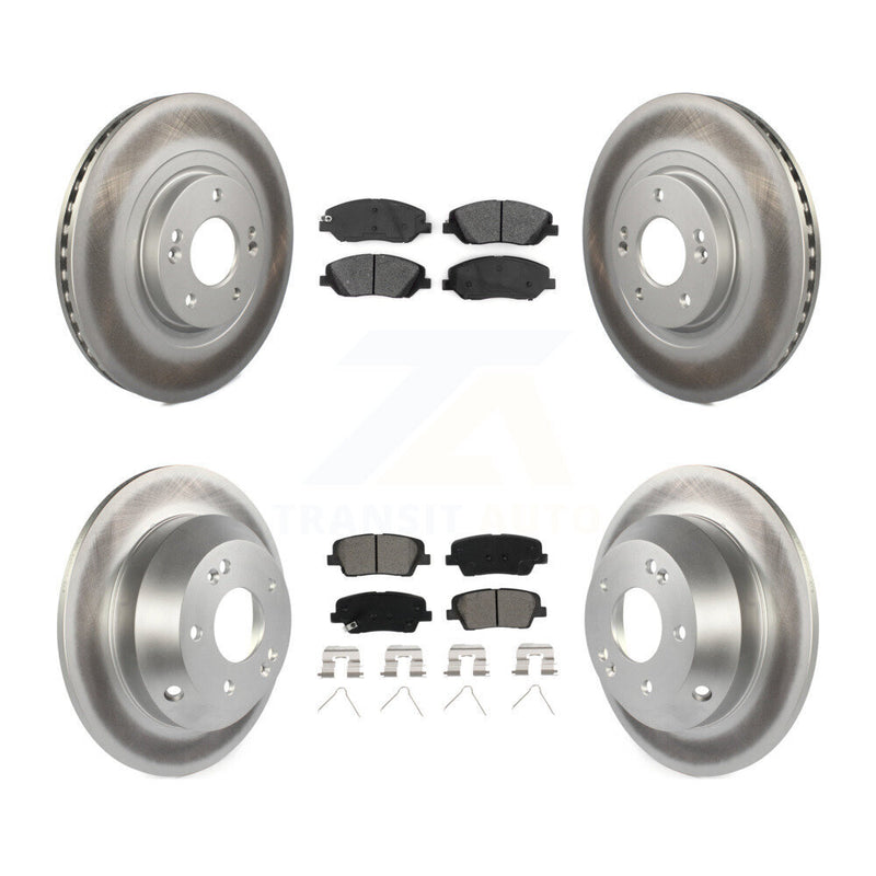 Transit Auto KGS-101731 Disc Brake Kit for 2017-2019 Hyundai Santa Fe, Hyundai Santa Fe XL - Front and Rear