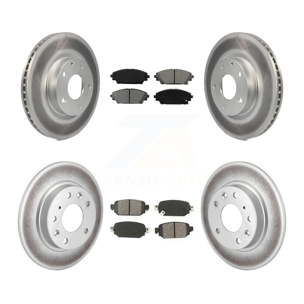 Transit Auto KGS-101734 Disc Brake Kit for 2019-2022 Mazda CX-3 - Front and Rear