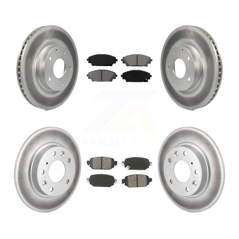 Transit Auto KGS-101734 Disc Brake Kit for 2019-2022 Mazda CX-3 - Front and Rear