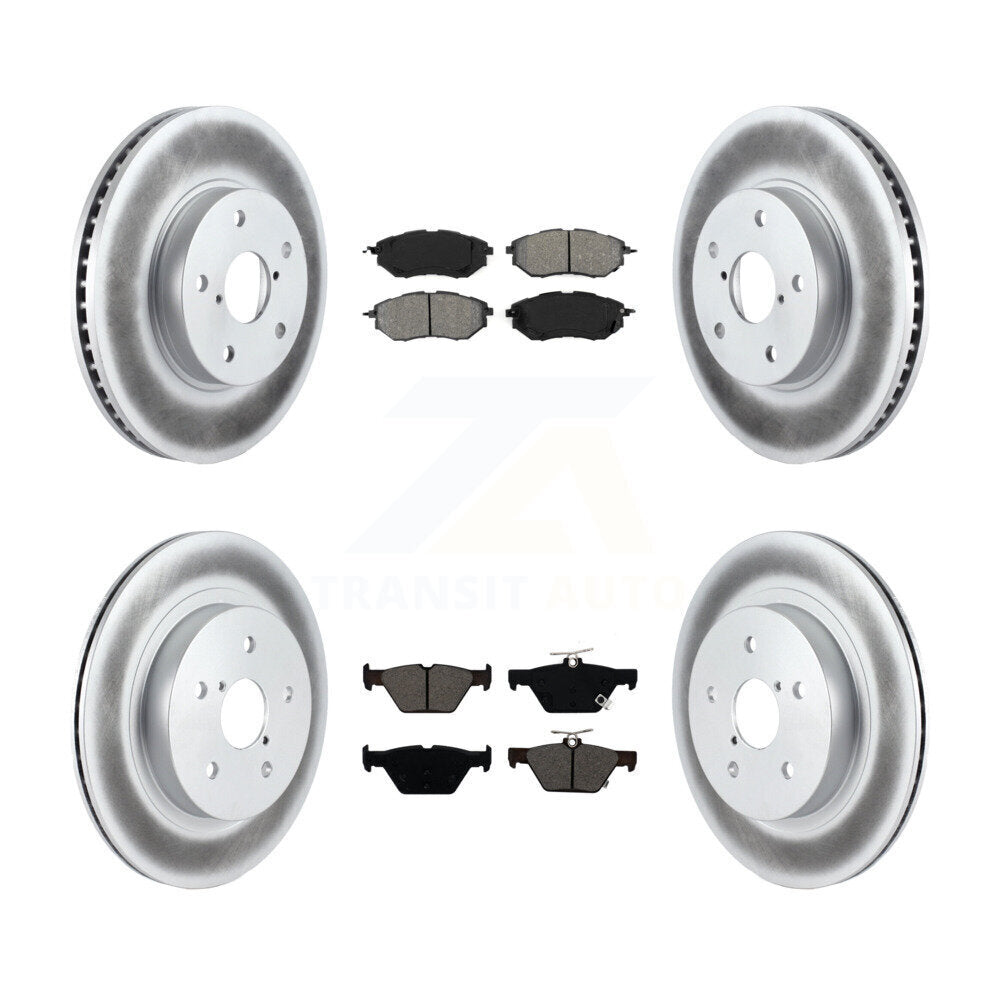 Transit Auto KGS-101736 Disc Brake Kit for 2015 Subaru Legacy - Front and Rear