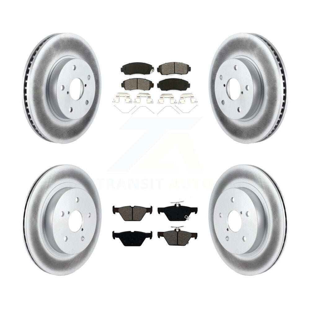 Transit Auto KGS-101737 Disc Brake Kit for 2016-2019 Subaru Legacy - Front and Rear