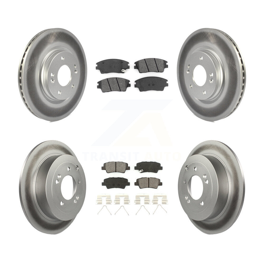Transit Auto KGS-101738 Disc Brake Kit for 2016-2022 Hyundai Tucson, Kia Sportage - Front and Rear