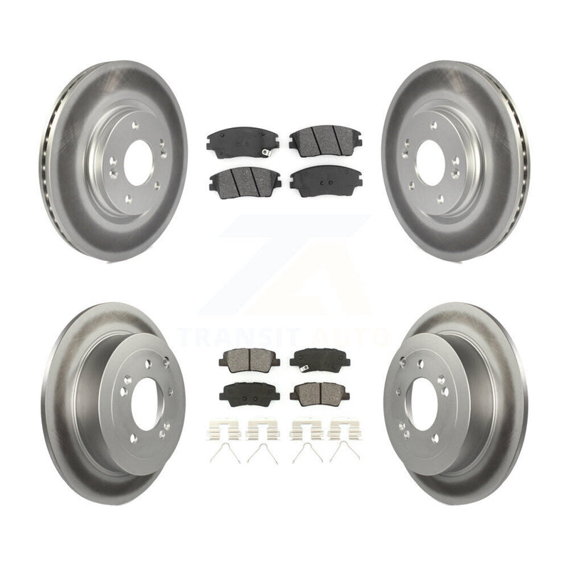Transit Auto KGS-101738 Disc Brake Kit for 2016-2022 Hyundai Tucson, Kia Sportage - Front and Rear