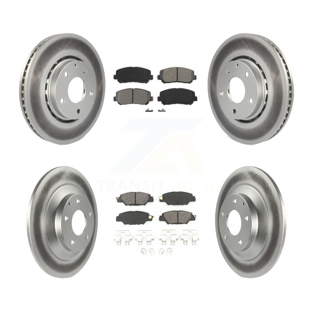 Transit Auto KGS-101739 Disc Brake Kit for 2016-2024 Mazda CX-5 - Front and Rear