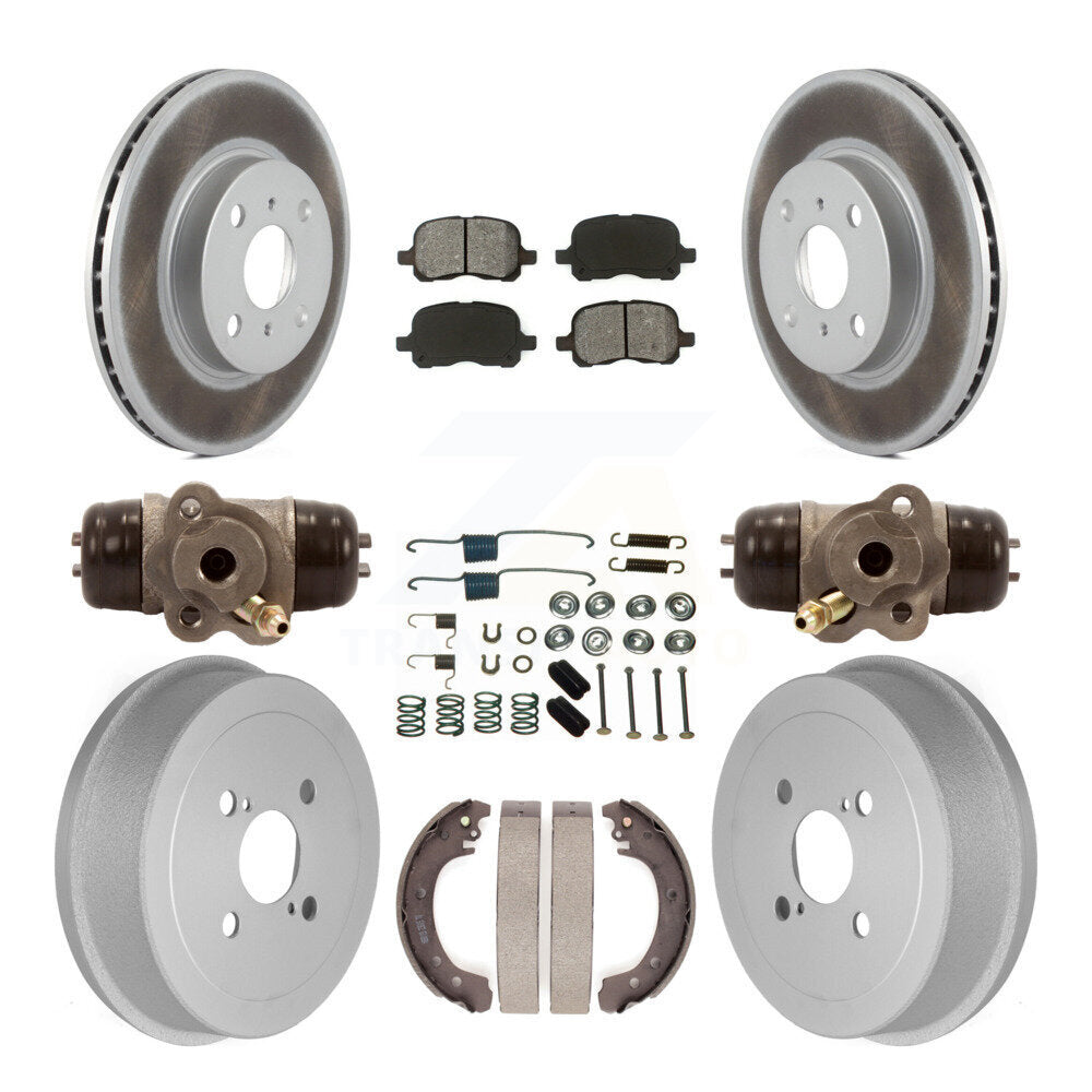 Transit Auto KGS-101741 Disc Brake Kit for 2002 Toyota Corolla - Front and Rear