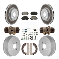 Transit Auto KGS-101741 Disc Brake Kit for 2002 Toyota Corolla - Front and Rear