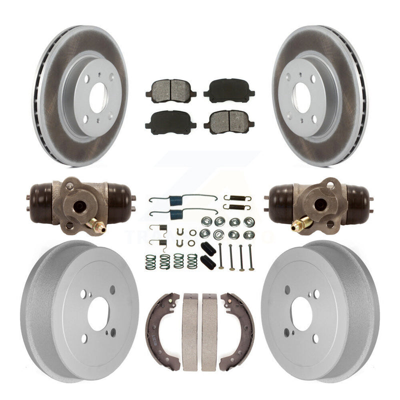 Transit Auto KGS-101741 Disc Brake Kit for 2002 Toyota Corolla - Front and Rear