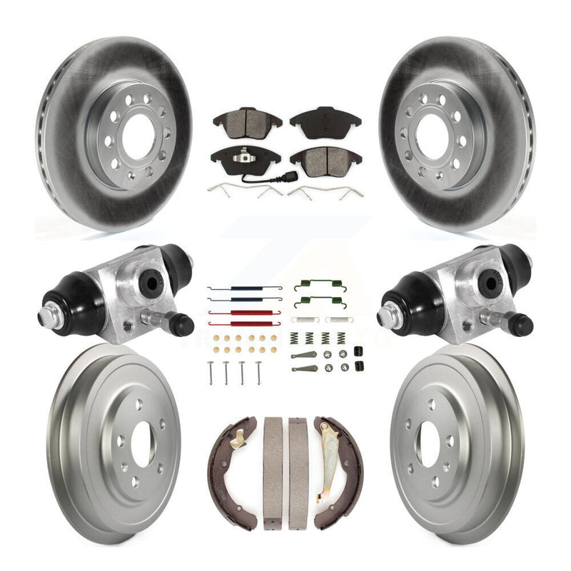 Transit Auto KGS-101761 Disc Brake Kit for 2011-2012 Volkswagen Jetta - Front and Rear