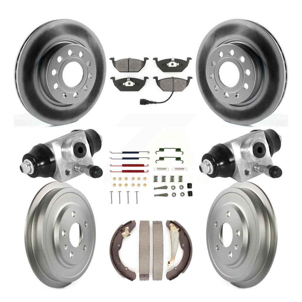 Transit Auto KGS-101762 Disc Brake Kit for 2011-2012 Volkswagen Jetta - Front and Rear