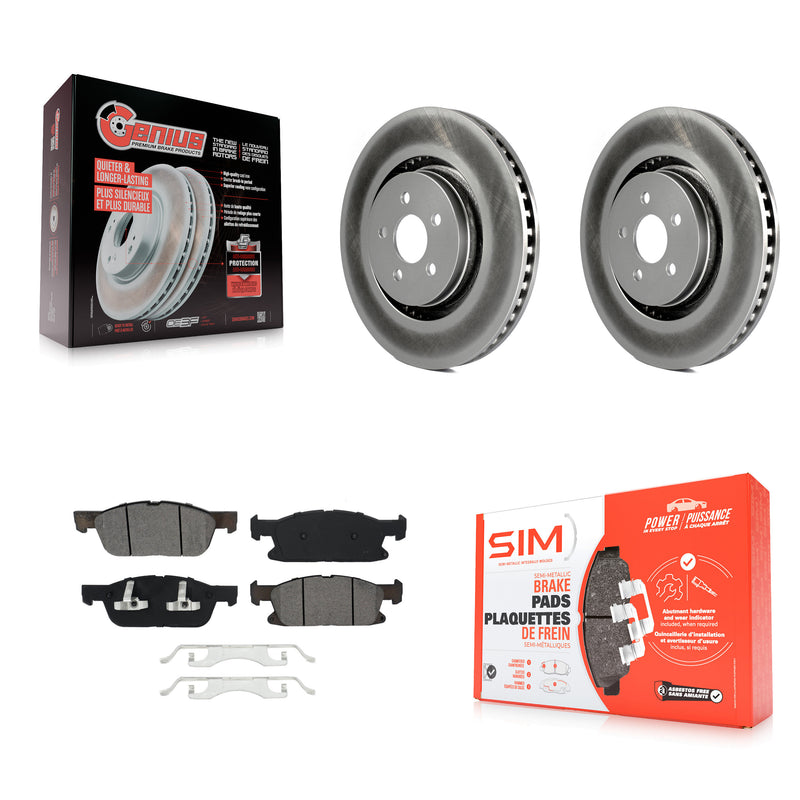 Transit Auto KGS-101764 Disc Brake Kit for 2015-2023 Ford Edge, Lincoln Nautilus, Lincoln MKX - Front