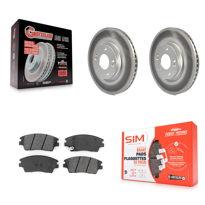 Transit Auto KGS-101770 Disc Brake Kit for 2016-2022 Hyundai Tucson, Hyundai Elantra, Kia Sportage - Front