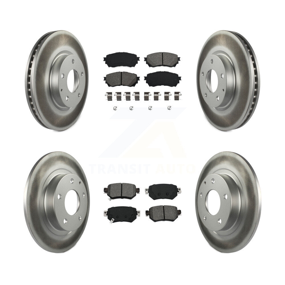 Transit Auto KGS-101772 Disc Brake Kit for 2016-2018 Mazda 6 - Front and Rear
