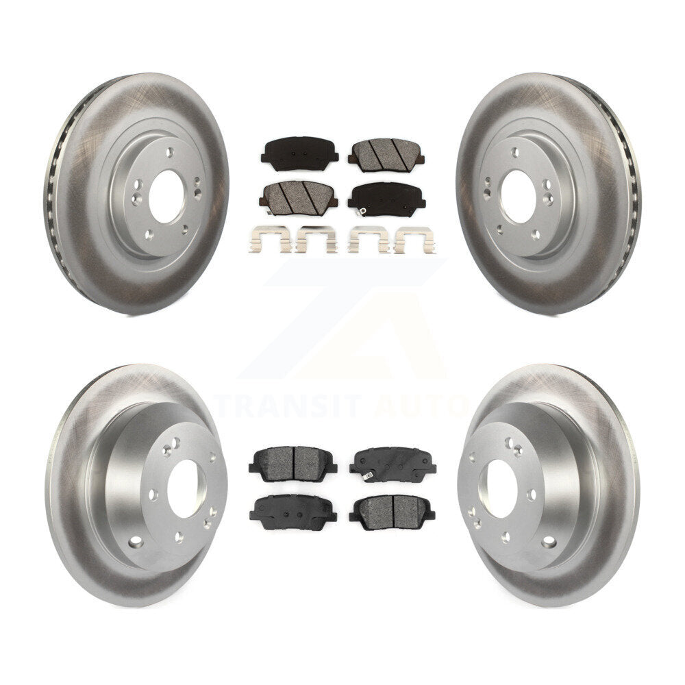 Transit Auto KGS-101778 Disc Brake Kit for 2014-2015 Kia Sorento - Front and Rear