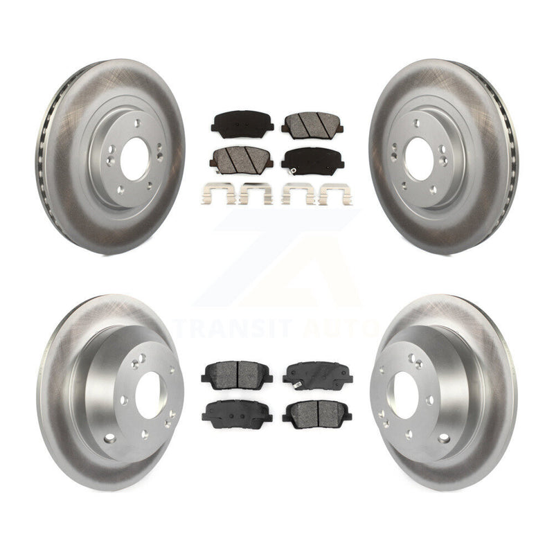 Transit Auto KGS-101778 Disc Brake Kit for 2014-2015 Kia Sorento - Front and Rear