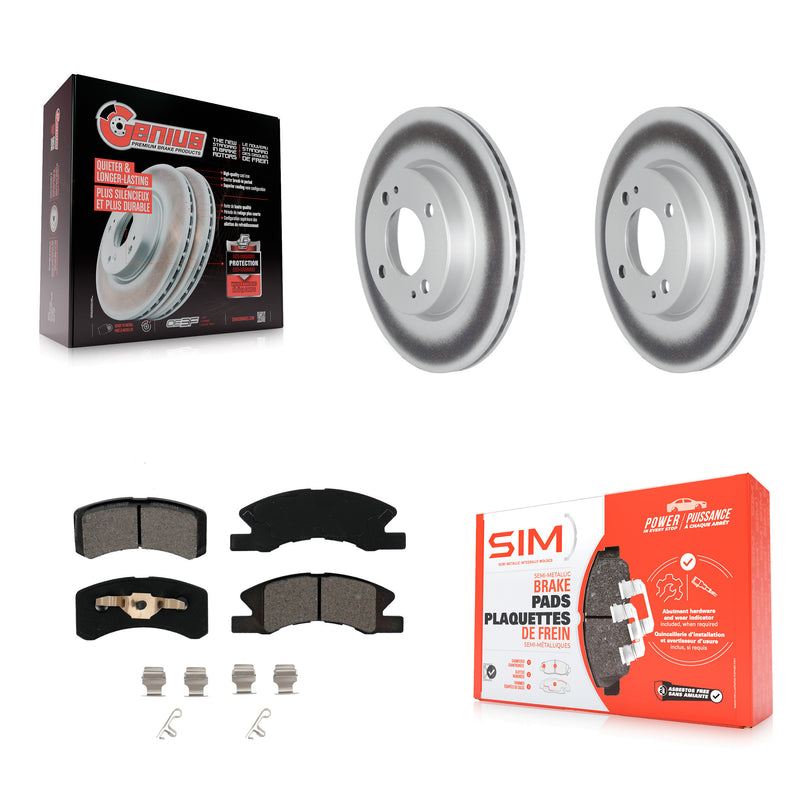 Transit Auto KGS-101805 Disc Brake Kit for 2017-2024 Mitsubishi Mirage, Mitsubishi Mirage G4 - Front
