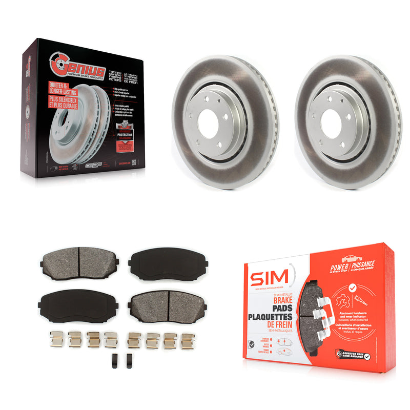 Transit Auto KGS-101808 Disc Brake Kit for 2016-2024 Mazda CX-5, Mazda CX-9 - Front