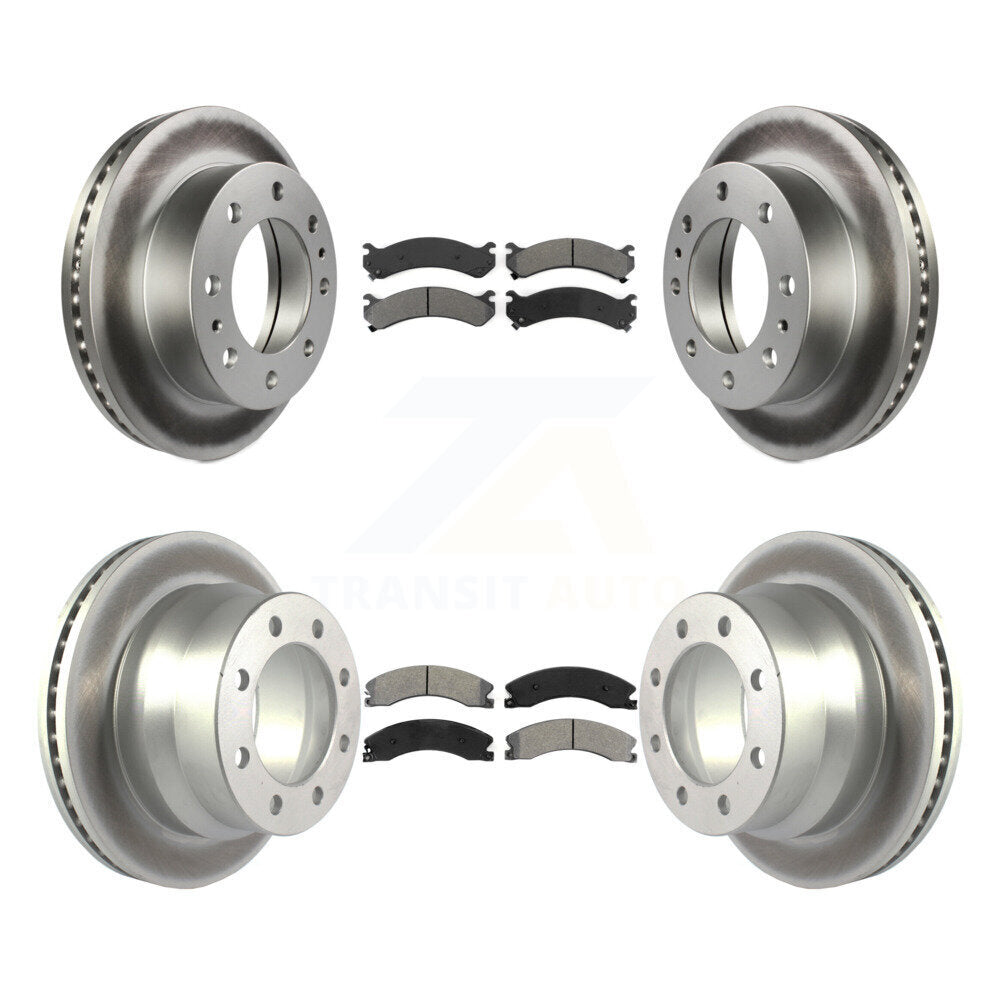 Transit Auto KGS-101811 Disc Brake Kit for 2009-2020 Chevrolet Express 4500, GMC Savana 4500 - Front and Rear
