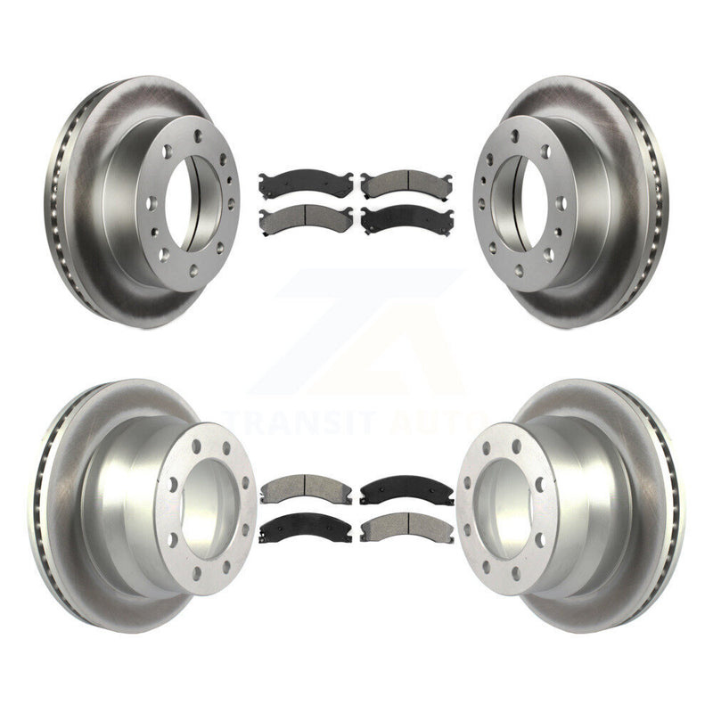 Transit Auto KGS-101811 Disc Brake Kit for 2009-2020 Chevrolet Express 4500, GMC Savana 4500 - Front and Rear