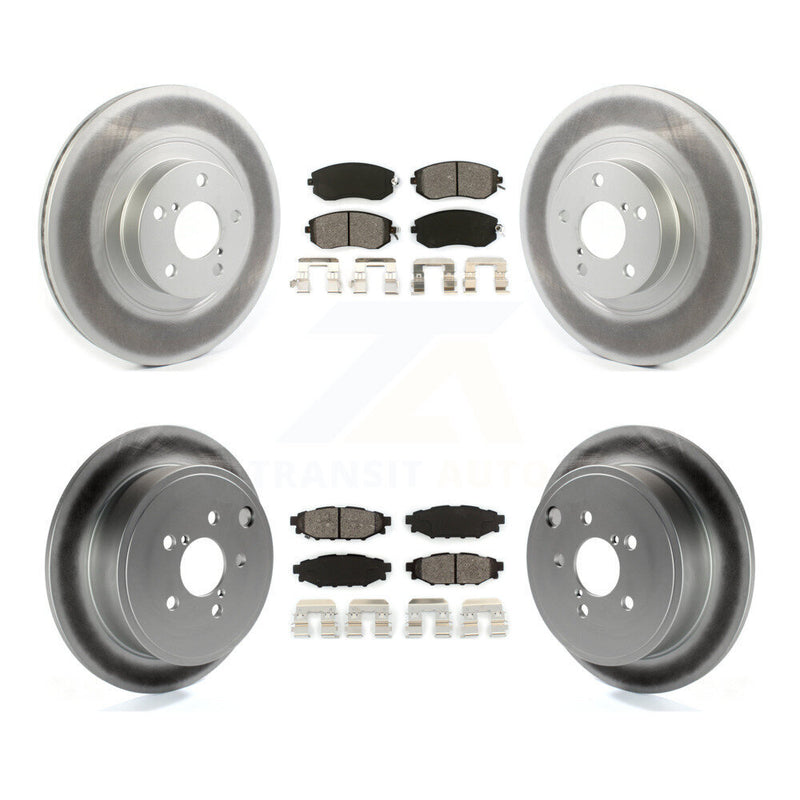 Transit Auto KGS-101828 Disc Brake Kit for 2011-2014 Subaru Impreza, Subaru Legacy and More - Front and Rear