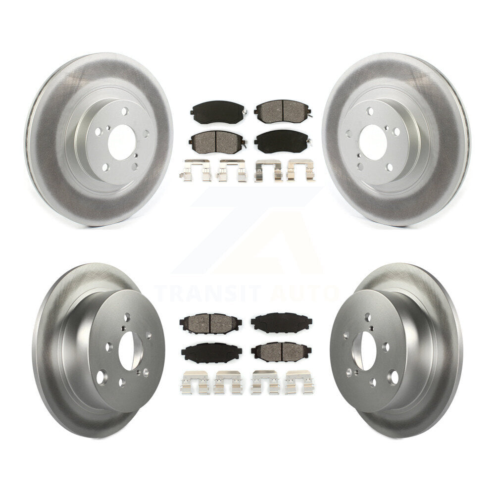 Transit Auto KGS-101830 Disc Brake Kit for 2013-2018 Subaru Crosstrek, Subaru Forester, Subaru XV Crosstrek - Front and Rear